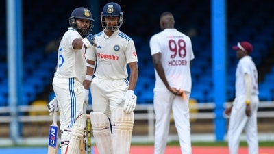 Rohit Sharma and Yashasvi Jaiswal's partnership was special for many reasons. (AFP) Rohit Sharma and Yashasvi Jaiswal's partnership was special for many reasons. (AFP)