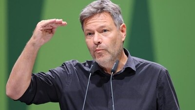 Germany’s vice chancellor and economics minister Robert Habeck said democracies shouldn’t take advantage of Western sanctions on Russian oil (AFP) (HT_PRINT)