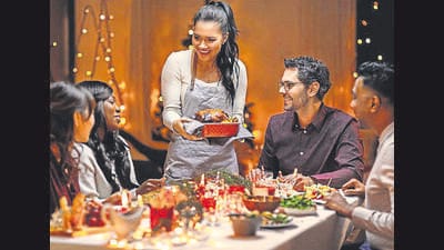 There is no point hosting a dinner party if the experience is just going to stress you out. The idea of having friends and family over is to enjoy time with your loved ones, not fret about whether the soufflés will rise or the jelly will set. (Shutterstock) There is no point hosting a dinner party if the experience is just going to stress you out. The idea of having friends and family over is to enjoy time with your loved ones, not fret about whether the soufflés will rise or the jelly will set. (Shutterstock)