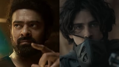 Prabhas' Kalki 2898 AD reminds people of Dune and Star Wars. Prabhas' Kalki 2898 AD reminds people of Dune and Star Wars.
