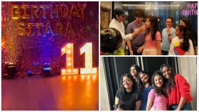 Here is a glimpse of Sitara's birthday party at home. Here is a glimpse of Sitara's birthday party at home.