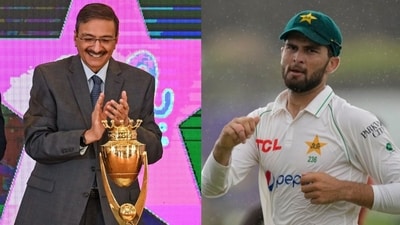 The PCB chief made a funny slip-up about Shaheen Shah Afridi. The PCB chief made a funny slip-up about Shaheen Shah Afridi.