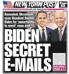 NYC front for October 14, 2020. (The New York Post) NYC front for October 14, 2020. (The New York Post)