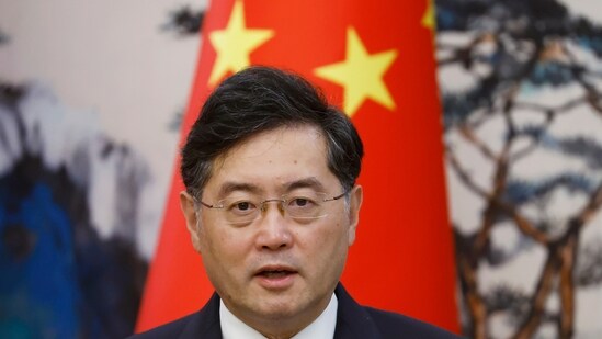 Chinese foreign minister Qin Gang. (AP)