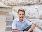 Britain's Prince George poses ahead of his tenth birthday.