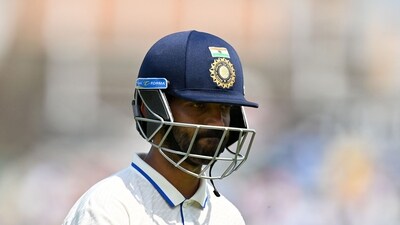 India's Ajinkya Rahane walks back to the pavilion after his dismissal in 2nd Test match against West Indies (AFP) India's Ajinkya Rahane walks back to the pavilion after his dismissal in 2nd Test match against West Indies (AFP)