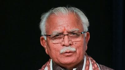 Haryana chief minister Manohar Lal Khattar on Saturday said his public outreach Jan Samvad programme will be started again after August 15. (Ayush Chopra)
