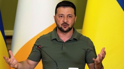 Ukraine's President Volodymyr Zelensky (AFP)