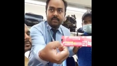 A video of a passenger and a railways staff arguing over halal-certified tea has gone viral.