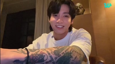 BTS' Jungkook interacted with fans on Weverse. BTS' Jungkook interacted with fans on Weverse.