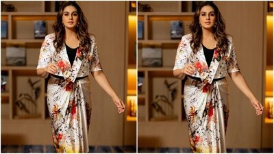 On Saturday, the actress gave her fans a weekend treat as she uploaded a string of pictures on Instagram with the caption, “#ahmedabad #daytrip #casual”.&nbsp; (Instagram/@iamhumaq)