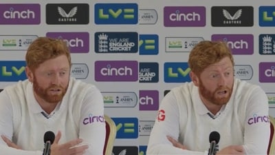 Jonny Bairstow speaks during a media interaction. Jonny Bairstow speaks during a media interaction.