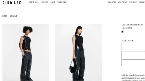 The price of the Dion Lee leather pants Jungkook wore to the BBC The One Show concert. (Dionlee.com) The price of the Dion Lee leather pants Jungkook wore to the BBC The One Show concert. (Dionlee.com)