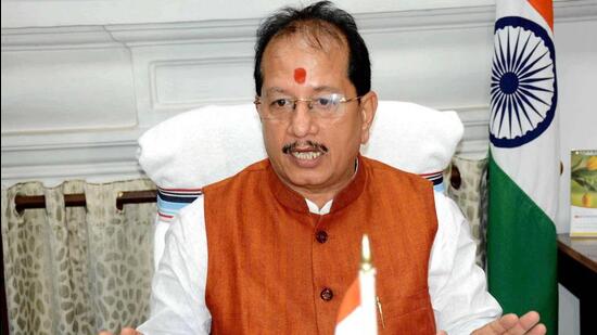 Bihar’s opposition leader, BJP’s Vijay Kumar Sinha, accused the Nitish Kumar government of brining back ‘jungle raj’. (HT file)