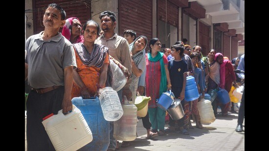High turbidity continues to disrupt the water supply in Shimla town. In many areas, residents are getting water supply after five days. (PTI File Photo)