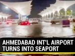 AHMEDABAD INT'L AIRPORT TURNS INTO SEAPORT