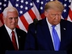 A file photo of US President Donald Trump and Vice-President Mike Pence A file photo of US President Donald Trump and Vice-President Mike Pence