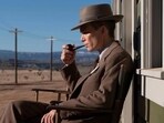 Cillian Murphy plays the porkpie hat- and cigar-loving physicist J Robert Oppenheimer. Cillian Murphy plays the porkpie hat- and cigar-loving physicist J Robert Oppenheimer.