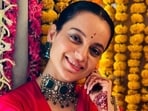 Kangana Ranaut at her sister-in-law's godbharai ceremony Kangana Ranaut at her sister-in-law's godbharai ceremony