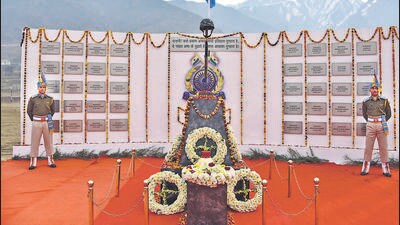 CRPF plans to build a memorial to honour army personnel who died in Pulwama attack in 2019. (HT Archive) CRPF plans to build a memorial to honour army personnel who died in Pulwama attack in 2019. (HT Archive)