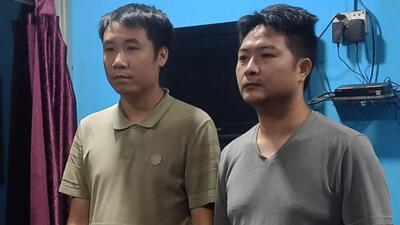 Chinese nationals were identified as Zhao Jing and FU Cong (HT Photo/Jai Praksh)