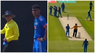 Fans were quick to point out the similarities to the overstepping of Jasprit Bumrah (Fancode-Reuters) Fans were quick to point out the similarities to the overstepping of Jasprit Bumrah (Fancode-Reuters)