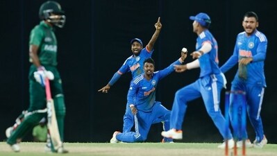 The Yash Dhull-led side was clinical and compact with its bowling, and will prepare to face the Pakistan Shaheens in a rematch of their group stage match. The Yash Dhull-led side was clinical and compact with its bowling, and will prepare to face the Pakistan Shaheens in a rematch of their group stage match.