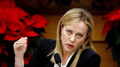 Italy's Prime Minister Giorgia Meloni. (REUTERS)