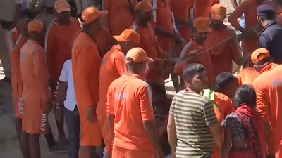 NDRF was roped in to take on a rescue mission to save the fallen child. (ANI) NDRF was roped in to take on a rescue mission to save the fallen child. (ANI)