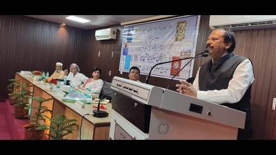 Seminar under way at AMU. (HT Photo) Seminar under way at AMU. (HT Photo)