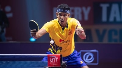 Sharath Kamal won 11-9, 11-9, 11-8 in straight games.