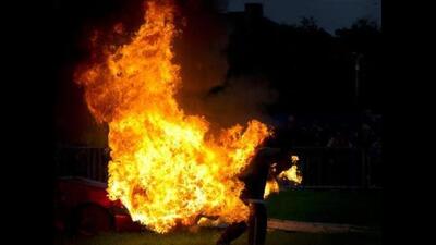 Woman was set on fireby her in-laws in Ludhiana. (HT FILE) Woman was set on fireby her in-laws in Ludhiana. (HT FILE)