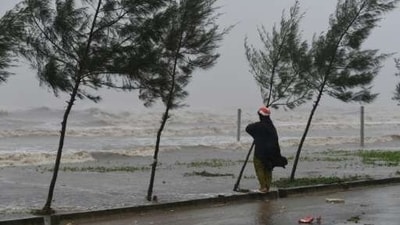 Doksuri, called Egay in the Philippines, is moving westward at 15 kilometers (9.3 miles) an hour. (Representative image) Doksuri, called Egay in the Philippines, is moving westward at 15 kilometers (9.3 miles) an hour. (Representative image)
