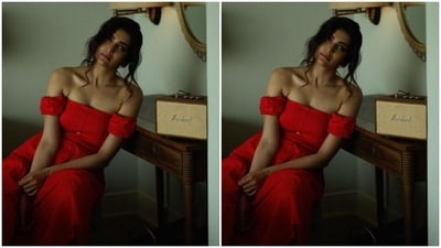 Karishma's fashion diaries are getting better by the day. A few days back, the actor shared a set of pictures of herself looking elegant in a bright red summer dress. (Instagram/@karishmaktanna) Karishma's fashion diaries are getting better by the day. A few days back, the actor shared a set of pictures of herself looking elegant in a bright red summer dress. (Instagram/@karishmaktanna)