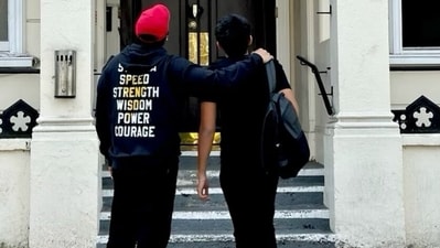 Rohit Shetty's son Ishaan joins film school in London. Rohit Shetty's son Ishaan joins film school in London.