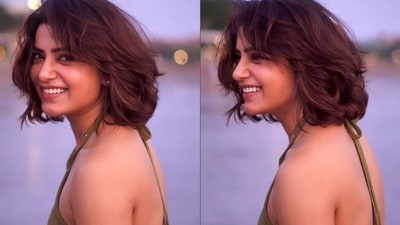 Samantha Ruth Prabhu chopped off her hair during acting break. Samantha Ruth Prabhu chopped off her hair during acting break.