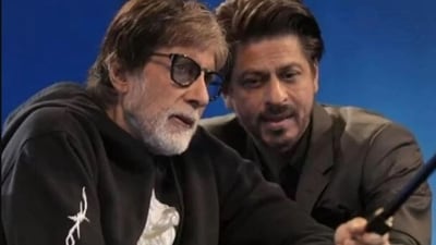 Amitabh Bachchan and Shah Rukh Khan have worked together in a few films.