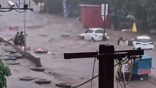 The Indian Meteorological Department (IMD) has issued red, orange, and yellow alerts for various Gujarat districts till July 24.&nbsp;(PTI)