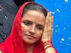 Seema Haider, who travelled from Karachi in Pakistan, has said that she met her partner Sachin Meena in Rabupura village 90 km from Delhi, in a gaming chatroom (AFP File Photo) Seema Haider, who travelled from Karachi in Pakistan, has said that she met her partner Sachin Meena in Rabupura village 90 km from Delhi, in a gaming chatroom (AFP File Photo)