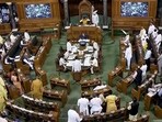 The Lok Sabha was adjourned over the Manipur issue on Thursday. (PTI)