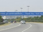A view of the Yamuna Expressway in Greater Noida. A view of the Yamuna Expressway in Greater Noida.