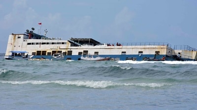 There were 40 passengers on board the ferry that sank around midnight. (File)