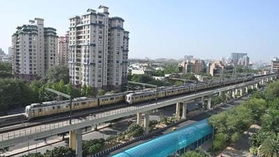 A Metro train in Gurugram. (Photo for representation)