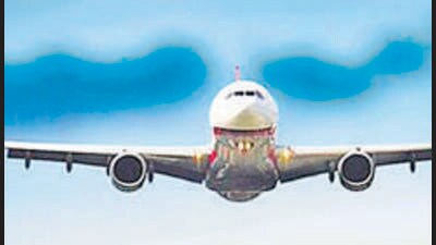 A flight takes off from Darbhanga airport. (HT FILE) A flight takes off from Darbhanga airport. (HT FILE)