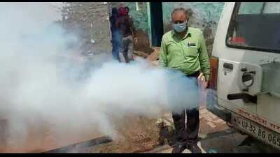 A fogging drive underway in a Lucknow area last year. (HT File Photo) A fogging drive underway in a Lucknow area last year. (HT File Photo)