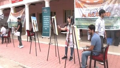 Indo-Pakistan border which once used to be the dangerous frontier of the country has today blossomed into a haven of artistic expression and serenity. (ANI) Indo-Pakistan border which once used to be the dangerous frontier of the country has today blossomed into a haven of artistic expression and serenity. (ANI)