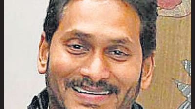 Andhra Pradesh CM YS Jagan Mohan said the event marked a victory over the evil forces that have created obstacles in distribution of housing site ‘pattas’ by moving the courts (PMO India Twitter) Andhra Pradesh CM YS Jagan Mohan said the event marked a victory over the evil forces that have created obstacles in distribution of housing site ‘pattas’ by moving the courts (PMO India Twitter)
