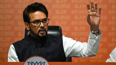 Minister for Information and Broadcasting Anurag Thakur (HT File Photo) Minister for Information and Broadcasting Anurag Thakur (HT File Photo)
