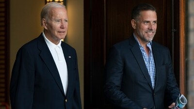 US President Joe Biden and his son Hunter Biden (AP) US President Joe Biden and his son Hunter Biden (AP)