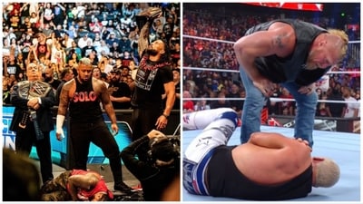 Let's take a look at some of the possible outcomes from SummerSlam 2023 (WWE Twitter) Let's take a look at some of the possible outcomes from SummerSlam 2023 (WWE Twitter)